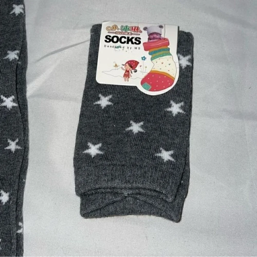 Star Print Socks Toddler Knee High Socks Stars All Over Print Casual High Socks